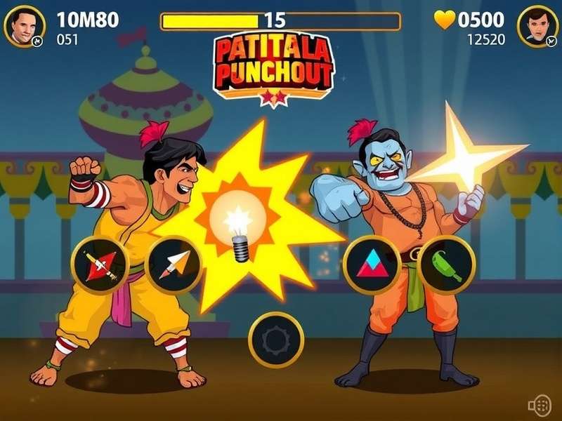 Patiala Punchout Game Screenshot